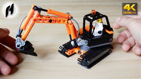 how to make a lego mini digger|lego mini excavator build.